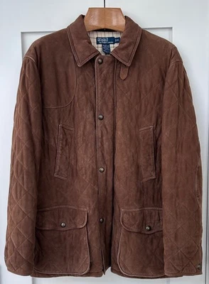 Ralph Lauren Abrigo de gamuza acolchado para hombre Foto 1 de 4