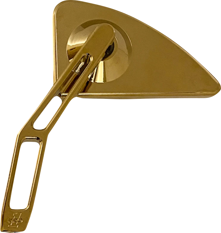 Espejo retrovisor de tocho Pro-One Performance Mini Tear Drop dorado izquierdo 102120TIN Foto 1 de 1