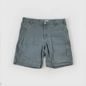 Pantalones Cortos Carhartt Para Hombre 40 Verde Gris Lona Trabajo Utilidad BS2514-M 9" Entrepierna - Imagen 1 de 19