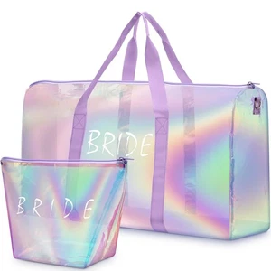 Braut Weekender Taschen Kosmetiktasche Hochzeit Reise Seesack Schulter Weekender... - Bild 1 von 7