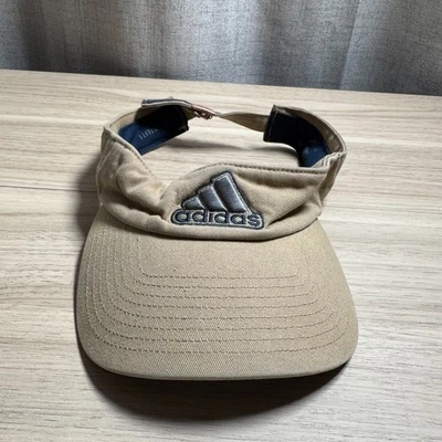 Gorra para hombre Adidas Climalite con visera de sol gris logotipo de algodón gorra ajustable con tirantes Foto 1 de 4