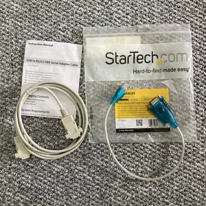 ICUSB232DB9 Startech USB to RS232 DB9 Serial Adaptor Cable-M/M opened never used - Bild 1 von 8