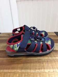 LAND’S END sz 13 Boy's multicolor camo Closed Toe Sandals GUC 🙂FAST SHIP 🙂 - Picture 1 of 8