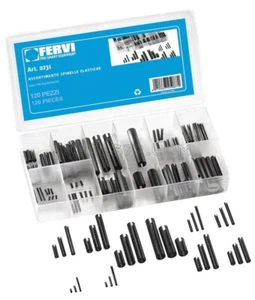 120PC ROLL PIN TENSION PINS ASSORTIMENT SET FERVI 0231 - Picture 1 of 1