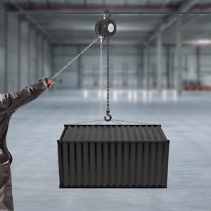 Sollevatore a catena minerario 1T manuale in acciaio 3m cava e industria pesante - Foto 1 di 14