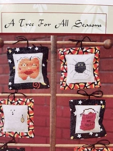 "Un árbol para todas las estaciones" Halloween contado punto de cruz por Thread Bear Creations - Imagen 1 de 4