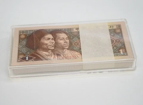 100 PCS China 1 Jiao RMB UNC 1980 Edition Paper Money New 1980 edition Cover