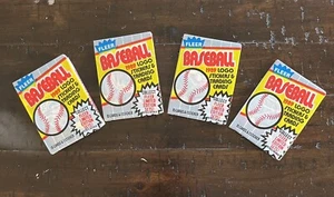 1989 Fleer Baseball Cards Sealed Wax Packs (Lot Of 4 Packs) - Picture 1 of 1