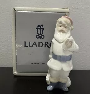 LLADRO Santa Claus Porcelain Christmas Ornament Mint in Box - Picture 1 of 1
