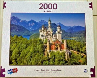 tcgtoys Neuschwanstein Castle Bavaria 2000 Piece Jigsaw Puzzle NEW - Image 1 of 2