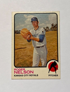 1973 Topps Baseball Card #251 Roger Nelson Kansas City Royals