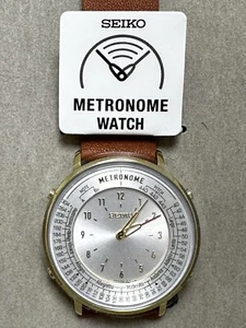 SEIKO Metronome Watch Standard Line Color Camel SMW003A - Picture 1 of 4