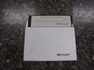 1989 Microsoft Excel for OS/2 Program 5.25” Floppy Disk Ver 2.2 Beta I - Qty - Image 1 of 2