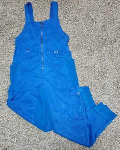 Free People Fast Track Jumpsuit Einteiler Größe M royalblau - Bild 1 von 19
