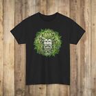 Green Man Greenman Cannabis pagan celtic Stoner T-shirt