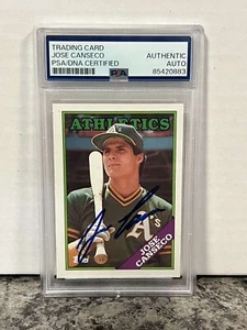 Jose Canseco PSA/DNA Authentic Auto Trading Card - Picture 1 of 2