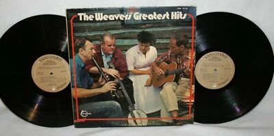 THE WEAVERS Greatest Hits 2 LP Vinyl RECORD Vanguard Folk Pete Seeger 1971 EX - Image 1 of 3
