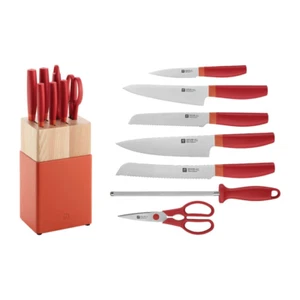 ZWILLING Now S Knife Block Set 8pc - Orange - Picture 1 of 1