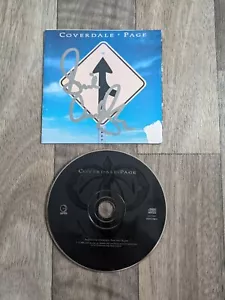 DAVID COVERDALE (Whitesnake) Original Autogramm auf Albumcover Einlage mit CD - Bild 1 von 12