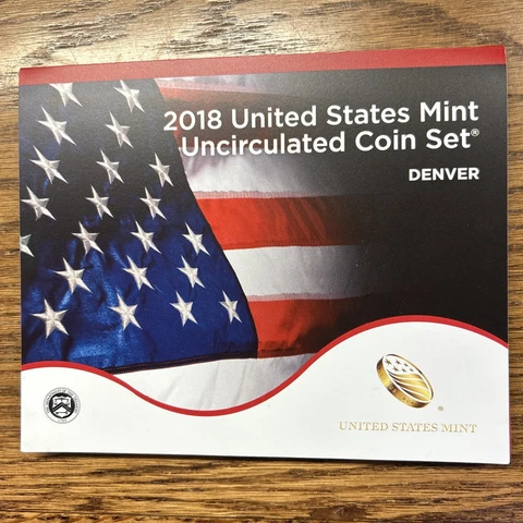 2018 D U.S. Mint Set - Complete Set of 10 Coins In Original Package - Ships Free Cover