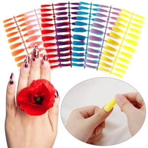 Full Cover Extension False Nails Ballerina Nail Coffin Fake Nail Nail Tips - Picture 1 of 18