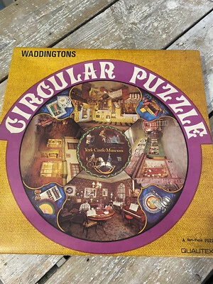Vintage WADDINGTONS CIRCULAR JIGSAW  PUZZLE  ~ YORK MUSEUM 500 PIECES Very Rare - Image 1 of 4