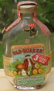 Old Quaker miniature bourbon bottle - Picture 1 of 2