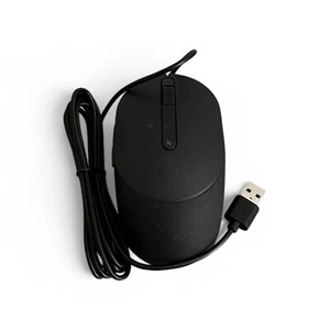 Dell Laser Wired Mouse MS3220 with Forward & Back Navigation Buttons, Black - Picture 1 of 4