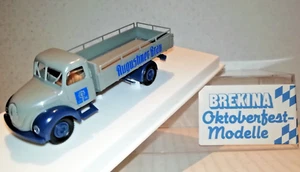 Modelos de automóviles Brekina 1:87 H0 Magirus Mercur S 4500 plataforma Augustiner Bräu 7323 - Imagen 1 de 16