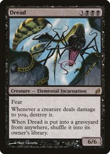 Dread Lorwyn MINT Black Rare MAGIC THE GATHERING MTG CARD ABUGames