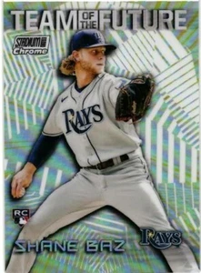 2022 TOPPS STADIUM CLUB CHROME -TEAM OF THE FUTURE # TOF-19 - SHANE BAZ - ROOKIE - Picture 1 of 2