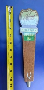 SECOND CHANCE BEER CO. IMPERIAL COFFEE IPA Draft Beer Tap Handle SAN DIEGO, CA - Picture 1 of 3