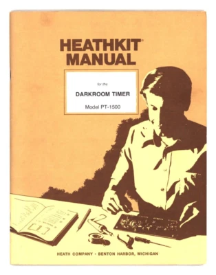 Manual Heathkit para temporizador de cuarto oscuro modelo PT-1500 Foto 1 de 2