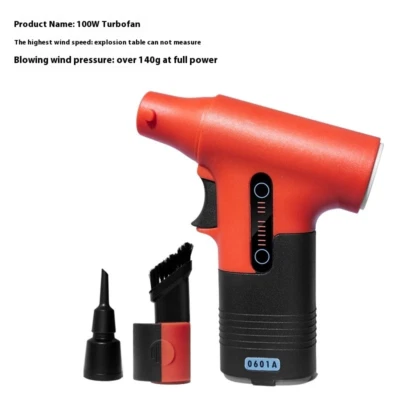 Mini ventilador violento portátil turbo ventilador pequeño secador de pelo para el hogar Foto 1 de 4