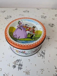 Vintage 1960s John Macintosh & Sons England Ad Tin Quality Street Solider Fishin - Picture 1 of 8