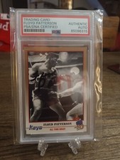 FLOYD PATTERSON AUTOGRAPHED 1991 KAYO CARD #50 PSA/DNA 