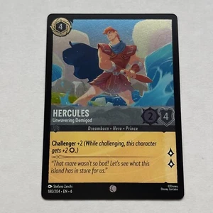 Hercules 180/204 Disney Lorcana Azurite Sea Common Cold Foil Card NM - Picture 1 of 2