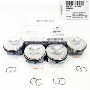 NEW 06H107065AM Pistons & Rings Assembly Set STD Φ21mm 82.51mm for VW AUDI 2.0T - Picture 1 of 8