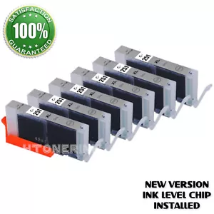 6 Pack CLI-251XL Gray Ink Cartridge For Canon Pixma MG6320 IP8720 MG7120 MG7520 - Picture 1 of 2