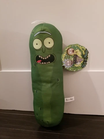 Pickle Rick Plush From Rick and Morty - Stuffed Toy 14" - Official New With Tag Cover