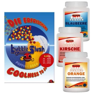 Popping Boba Perlen 2kg Bubble Slush Eis Fruit Pearls Tea versch Sorten Angebote - Bild 1 von 4