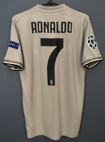 CHAMPIONS LEAGUE RONALDO JUVENTUS 2018/2019 SOCCER FOOTBALL SHIRT JERSEY SIZE S Cover
