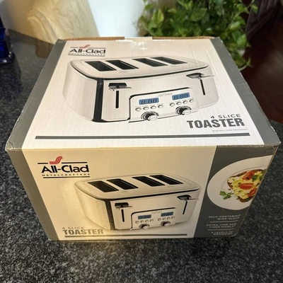All-Clad Digital Stainless Steel toaster, 4 Slice  6 level browning- Silver - Image 1 of 4