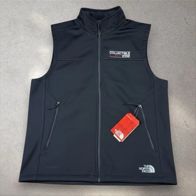 The North Face Ridgewall Vest Mens Large Black Full Zip Company Logo NEW - Image 1 of 4