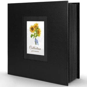 Álbum de fotos 4x6 600 fotos, cubierta de cuero capacidad extra grande para 600 horizontes - Imagen 1 de 7
