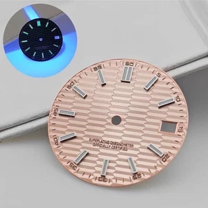 Reloj luminoso 28,5 mm esfera fecha ondas rosas para N35 - Imagen 1 de 1