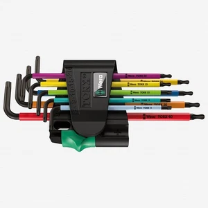 Wera 024335 Multicolor Ball End Torx + Security Torx L-key Clip Set - Picture 1 of 1