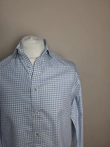 Charles Tyrwhitt Shirt Blue Check 15.5" - 33" Extra Slim Fit Non Iron - Picture 1 of 5