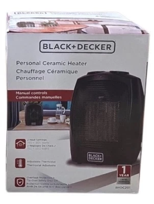 Calentador Cerámico BLACK+DECKER 1500W - Negro (BHDC201) Foto 1 de 4