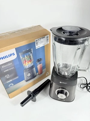 Philips 5000 Series Mixer 1200W Glaskanne Smoothie Maker Ice Crusher Schwarz - Bild 1 von 4